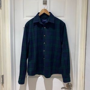 Wool & Prince Black Watch Shirt Jacket (similar to Wallace Barnes; Taylor Stitch